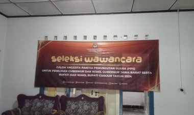 PPK Cipanas Mulai Laksanakan Seleksi Dan Tes Wawancara Untuk Para Calon KPPS Pilkada 2024
