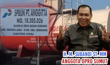 H. M. Subandi ST. MM Anggota DPRD Sumut komentari dugaan penyalahgunaan BBM subsidi Nelayan di PT Anggita