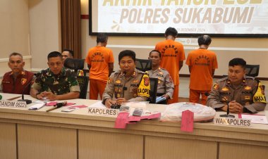 Polres Sukabumi Ungkap Capaian dan Tantangan Gukamtibmas 2024 Tangani Ratusan Kasus hingga Bencana Alam