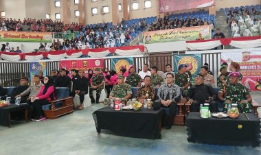 Kasdim 0622/Kab Sukabumi Hadiri Pembukaan Festival Pencak Silat Seni Kapolres Sukabumi Cup I 2025