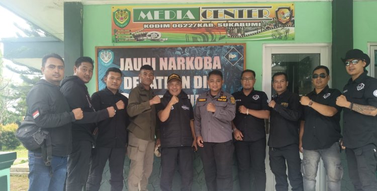 Pendim 0622/Kab Sukabumi Gelar Pertemuan dengan Awak Media Rilis Berita