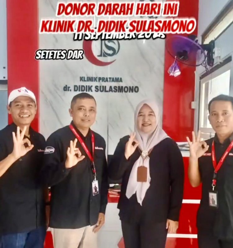 Klinik Pratama dr. Didik Sulasmono Ajak Warga Jadi Pahlawan Kemanusiaan Lewat Donor Darah