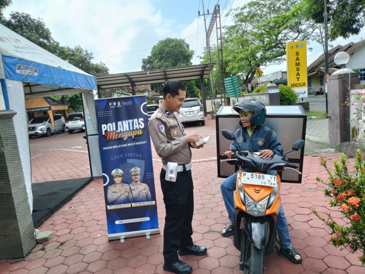 Polantas Menyapa, Satu Hati Dengan Masyarakat