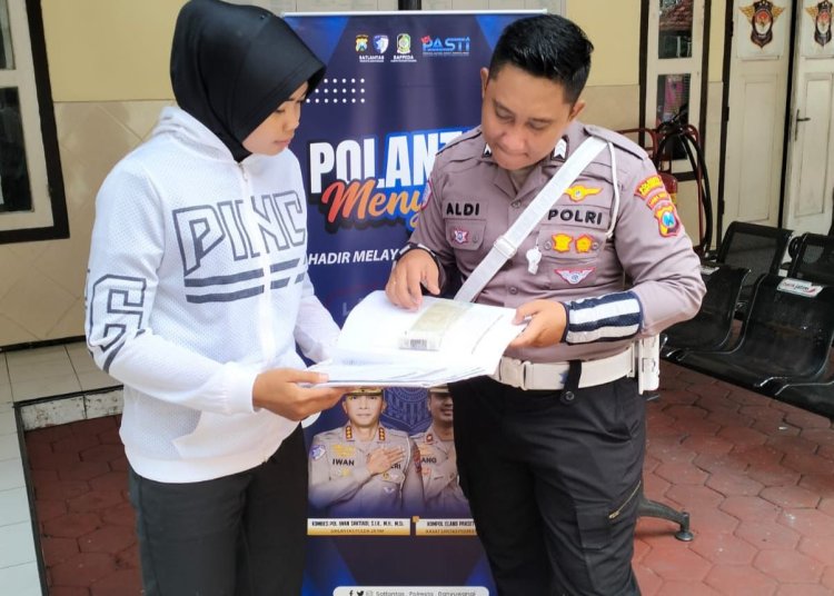 Polantas Menyapa Masyarakat untuk meningkatkan Kemudahan Dalam Pelayanan