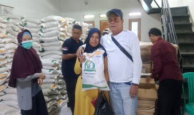 Antusias Kades Kutajaya Apresiasi Bantuan Pangan Pemerintah untuk Warga