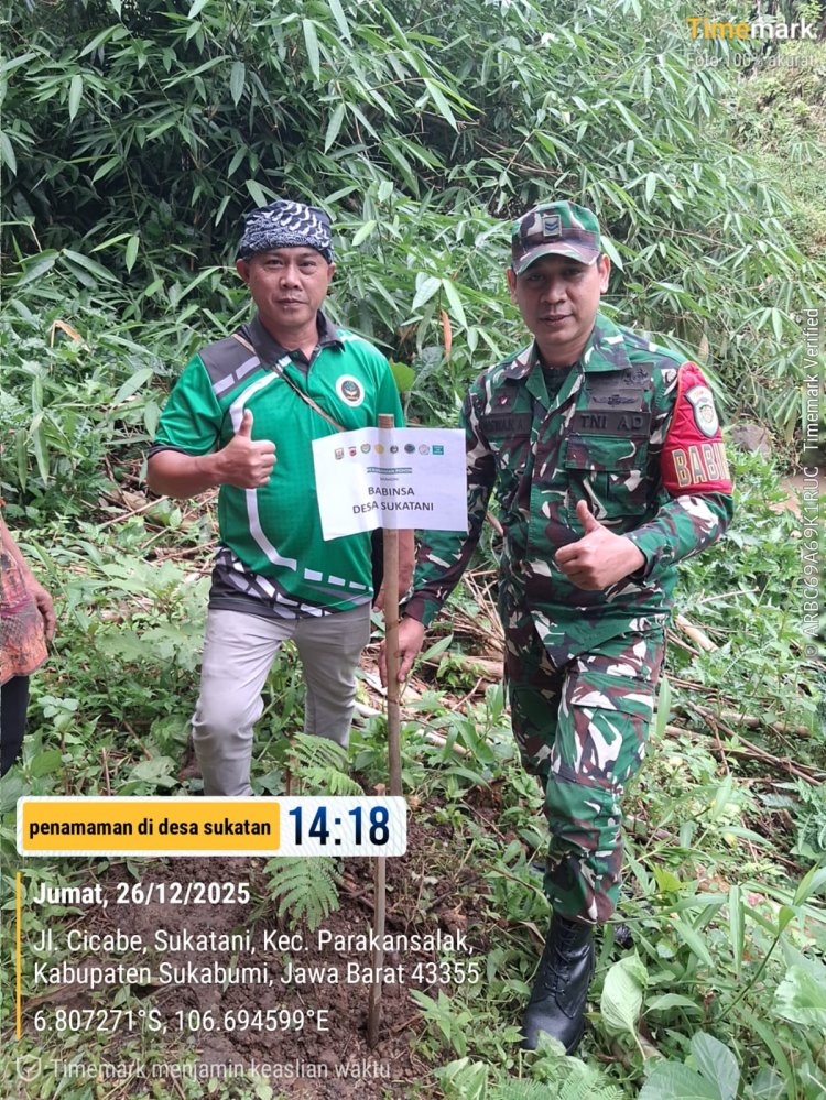 Apresiasi Kegiatan Penghijauan di Desa Sukatani, Kabupaten Sukabumi