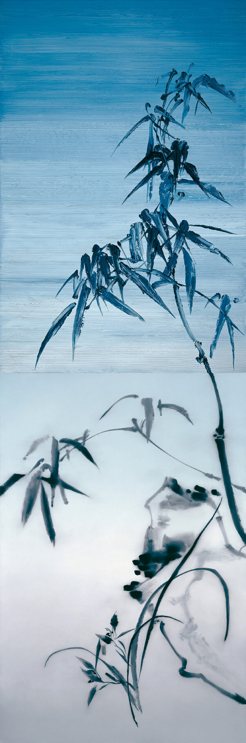 Bamboo Orchids and Stones