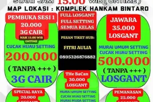 THE BACAN ARENA – Latber Rutin Kamis Siang
