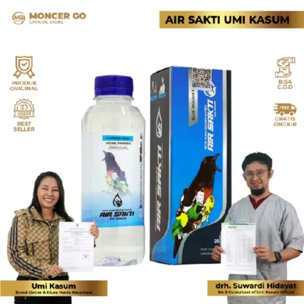 Cek Air Sakti Umi Kasum Anti Oksidan yang dirancang khusus Meningkatkan Fungsi Organ Tubuh Burung