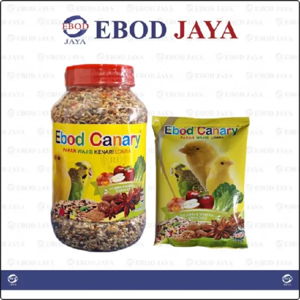 Ebod Canary Pakan Kenari Gacor Sachet Toples