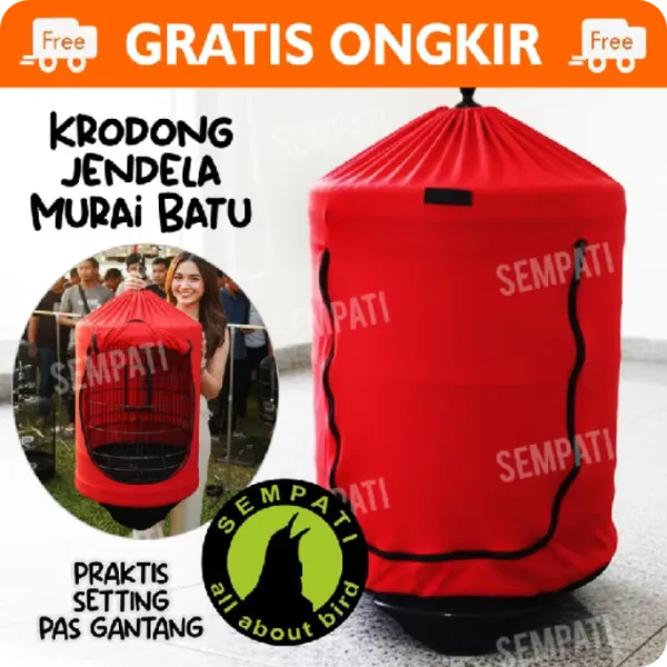 Cek Sempati Kerodong Murai Batu Velcro Praktis Anti Stress