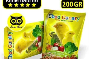Mart Ebod Canary Pakan Burung Kenari 200g