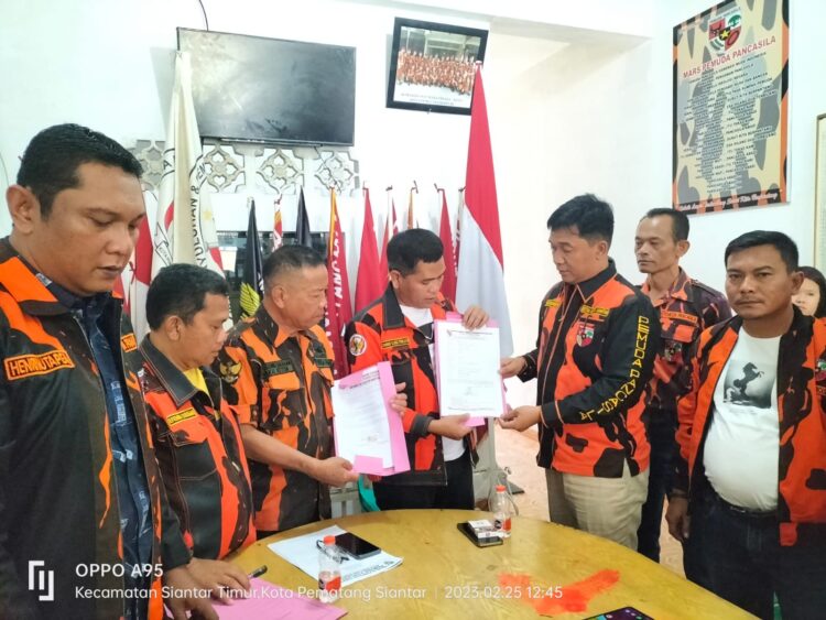 Didukung 8 PAC, Ronald Tampubolon Mendaftar Balon Ketua MPC PP Pematang Siantar