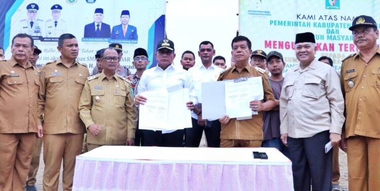 Pemkab Simalungun Hibahkan Sebidang Tanah Seluas 12.384 M² kepada Pemprov Sumut