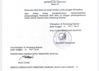 Tak Lagi Menjabat Sekda, Budi Utari Tandatangani Peraturan Wali Kota yang Diundangkan