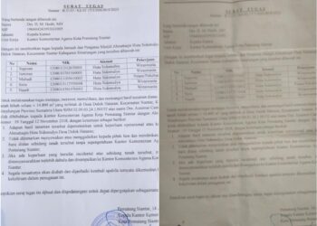 Satu Surat Tak Berstempel, Satunya Lagi Berstempel. Kakan Kemenag “Usir” Penjaga Lahan Hibah