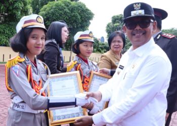 Wakil Bupati Hadiri HUT Bahayangkara Ke 77 Tahun 2023 Polres Simalungun