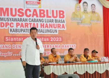 Bupati Simalungun Hadiri Muscablub DPC Partai Hanura Kabupaten Simalungun 