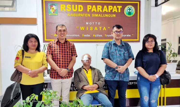RSUD Parapat Lakukan Pelayanan Perdana Operasi Katarak, Berlangsung Sukses