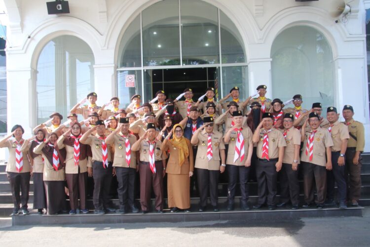 Dilepas Wali Kota Pematang Siantar, Peserta Raimuna Nasional Gunakan Uang Pribadi 4,6 Juta