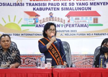 Bunda PAUD Kabupaten Simalungun Buka Secara Resmi Sosialisasi Transisi PAUD ke SD