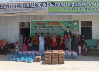 ASN Kemenag Salurkan Zakat Profesi kepada Mualaf Center Simalungun