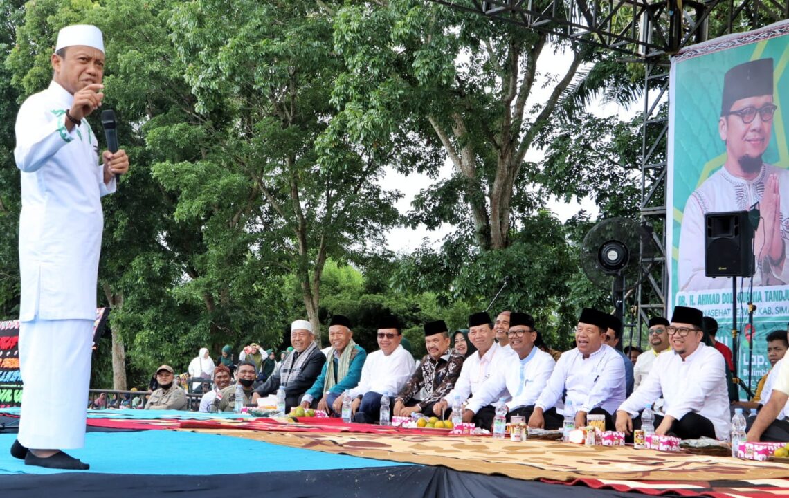 Bupati dan Wakil Bupati serta Simalungun Hadiri Tabligh Akbar Maulid Nabi Muhammad SAW