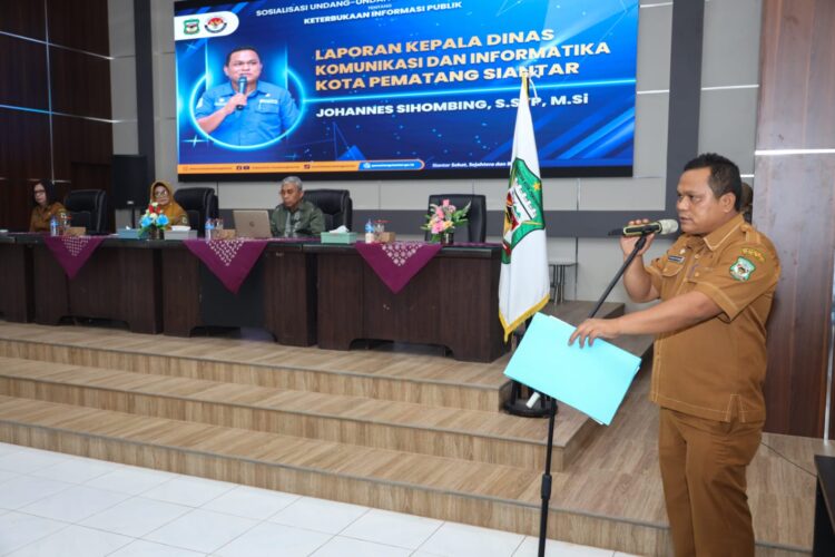 Pemko Pematang Siantar Laksanakan Sosialisasi Undang- Undang 14 Tahun 2008 tentang Keterbukaan Informasi Publik