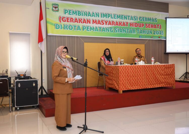 dr Susanti Dewayani Membuka Kegiatan Pembinaan Implementasi Gerakan Masyarakat Hidup Sehat (GERMAS)