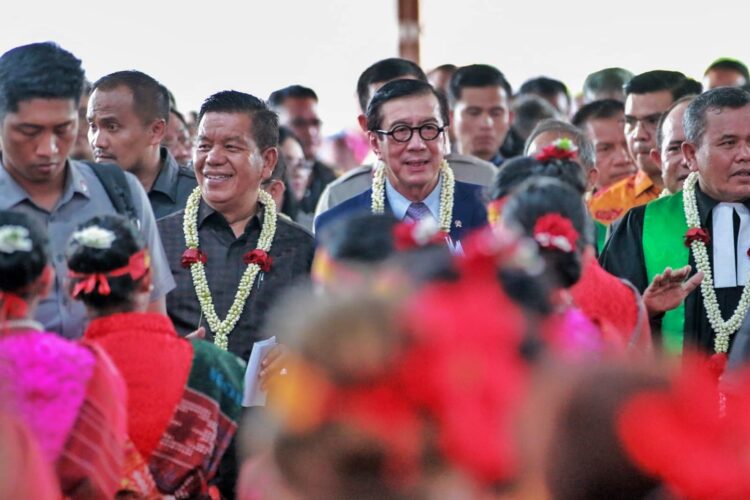 Bupati Simalungun bersama Menteri Hukum dan HAM Hadiri SAK Ke XXIII GKPI