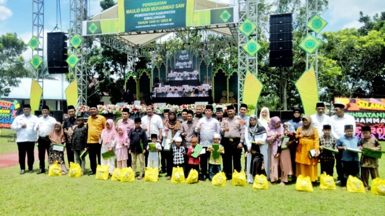 Pemkab Simalungun Laksanakan Peringatan Maulid Nabi Muhammad SAW Tahun 1445 H/2023 M