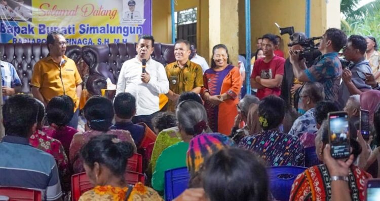 Bupati Simalungun Lakukan Kunjungan Kerja di Nagori Bayu Bagasan dan Dipar Hataran