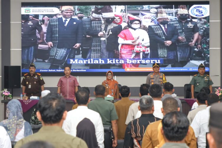 Susanti Dewayani Rapat Koordinasi Forkopimda Kota Pematang Siantar tentang Kesiapan Penyelenggaraan Pemilu 2024