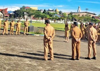 Radiapoh H Sinaga Himbau ASN dan Tenaga Honor Agar Disiplin Profesional Dalam Bekerja