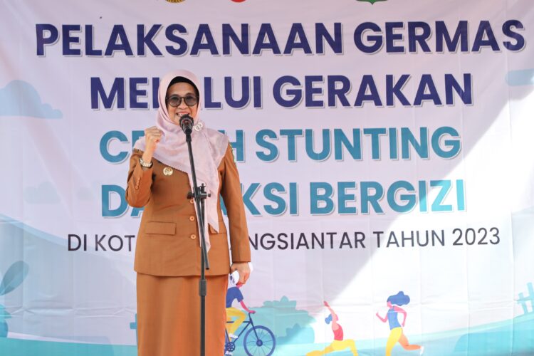 Melalui Gerakan Cegah Stunting dan Aksi Bergizi, dr Susanti Dewayani SpA Memberikan Pemaparan Gerakan Masyarakat Hidup Sehat