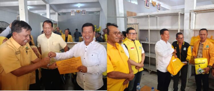 Partai Golkar Simalungun Gelar Konsolidasi, Seluruh Caleg Menerima Bantuan Sepeda Motor dari Radiapoh H Sinaga