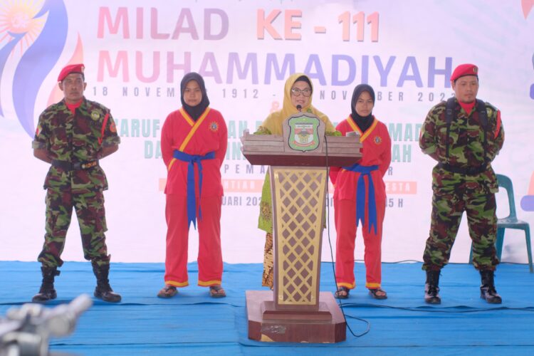 Susanti Dewayani Menghadiri Puncak Milad Muhammadiyah ke-111 Kota Pematang Siantar