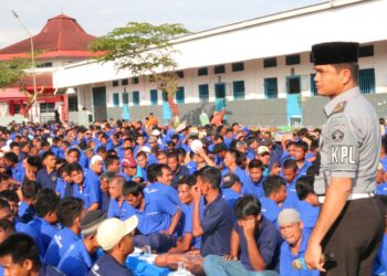 Pegawai dan WBP Lapas Kelas IIA Pematang Siantar Gelar Syukuran Tahun Baru 