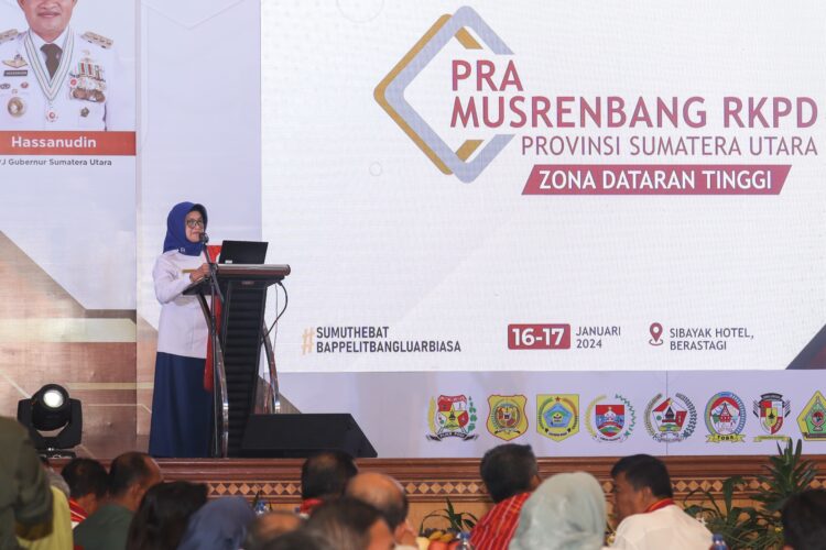 Susanti Dewayani Menghadiri Pra Musyawarah Musrenbang RKPD Zona Dataran Tinggi Provsu