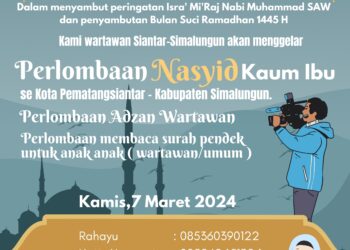 Ukhuwah Jurnalis Gelar Berbagai Perlombaan Perayaan Isra’ Mi’raj Sekaligus Penyambutan Bulan Suci Ramadhan 1445 H