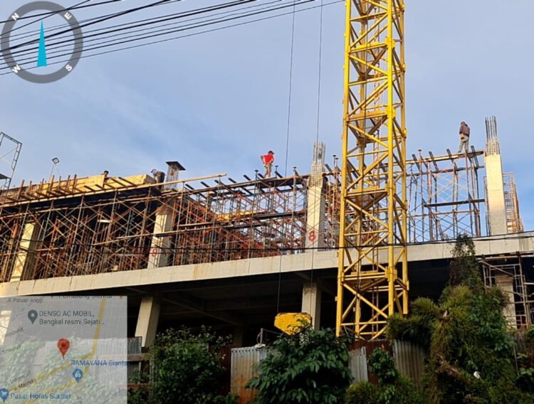 Perusahaan Konstruksi Abaikan APD Pekerja Bangunan Proyek Gedung Merdeka Pematang Siantar