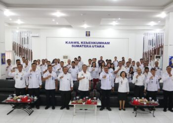 Pimpinan Lapas Pematangsiantar Hadiri Kegiatan Penguatan Cegah Gangguan Keamanan dan Berantas Peredaran Narkotika