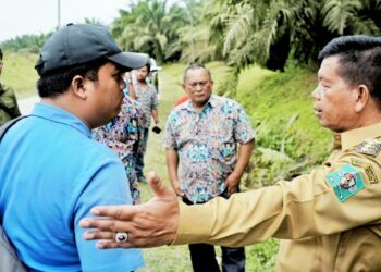 Bupati Simalungun Tinjau Infrastruktur Jalan di Nagori Dusun Pengkolan