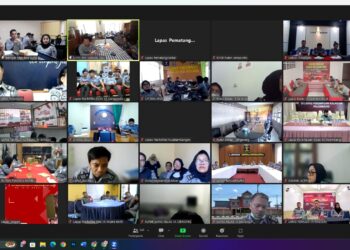 Petugas Lapas Kelas IIA Pematangsiantar Ikuti Zoom Meeting Mentoring Evaluasi Rehabilitasi Pemasyarakatan Ditjen Pas Kemenkumham RI