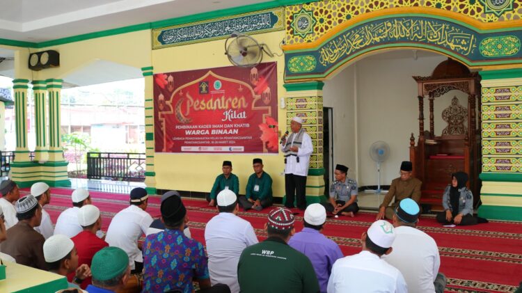Bina Kader Imam dan Khatib, Lapas Kelas IIA Pematangsiantar Gelar Pesantren Kilat Untuk Warga Binaan
