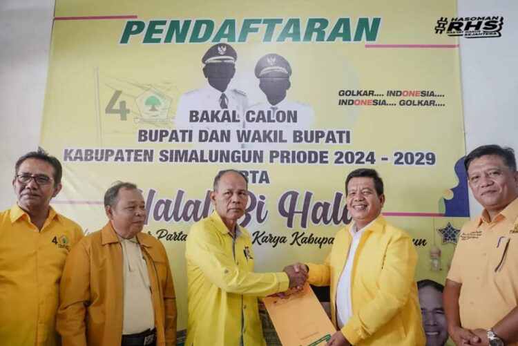 Tidak Izinkan Arifin Sihombing Mendaftar, Partai Golkar Simalungun Inginkan Radiapoh H Sinaga Calon Tunggal