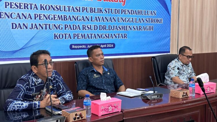 RSUD dr Djasamen Saragih Dipersiapkan Menjadi Pusat Layanan Stroke dan Jantung di Kota Pematangsiantar