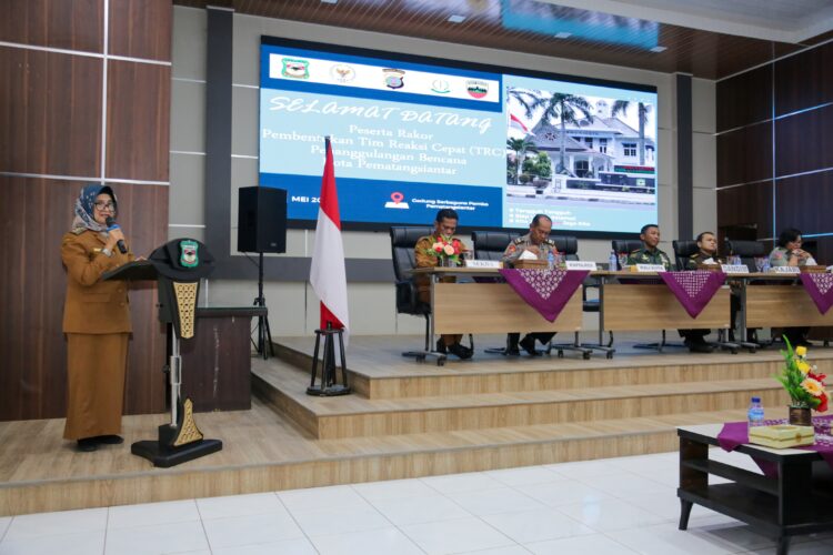 Pemko Pematangsiantar Gelar Rapat Koordinasi Pembentukan TRC Penanggulangan Bencana