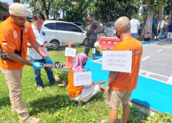 19 Adegan Rekonstruksi Diperagakan dalam Pembunuhan Bayi di Kabupaten Simalungun
