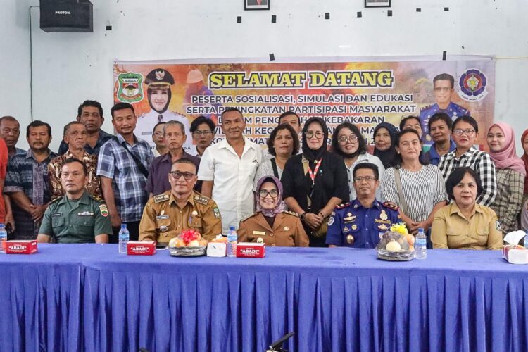 Wali Kota Pematangsiantar Menghadiri Sosialisasi Pencegahan Kebakaran di Kecamatan Siantar Marihat